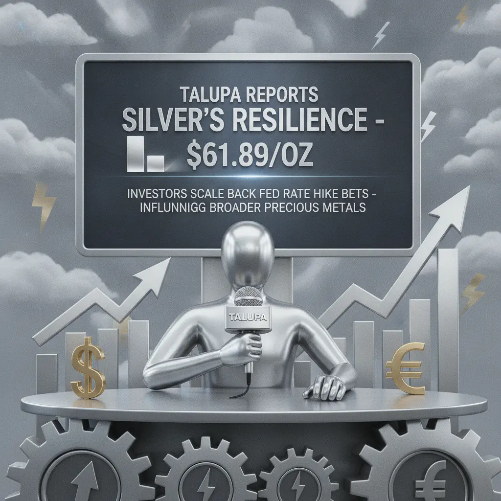 Silver Steady as Fed Rate Hike Bets Cool, Supporting Metals Market