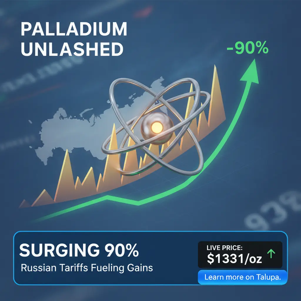 Palladium: Quiet 90% Surge & Russian Tariffs Threaten Further Gains