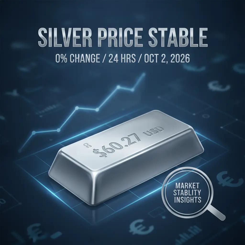 Silver Holds Steady at $60.27 on October 2, 2026