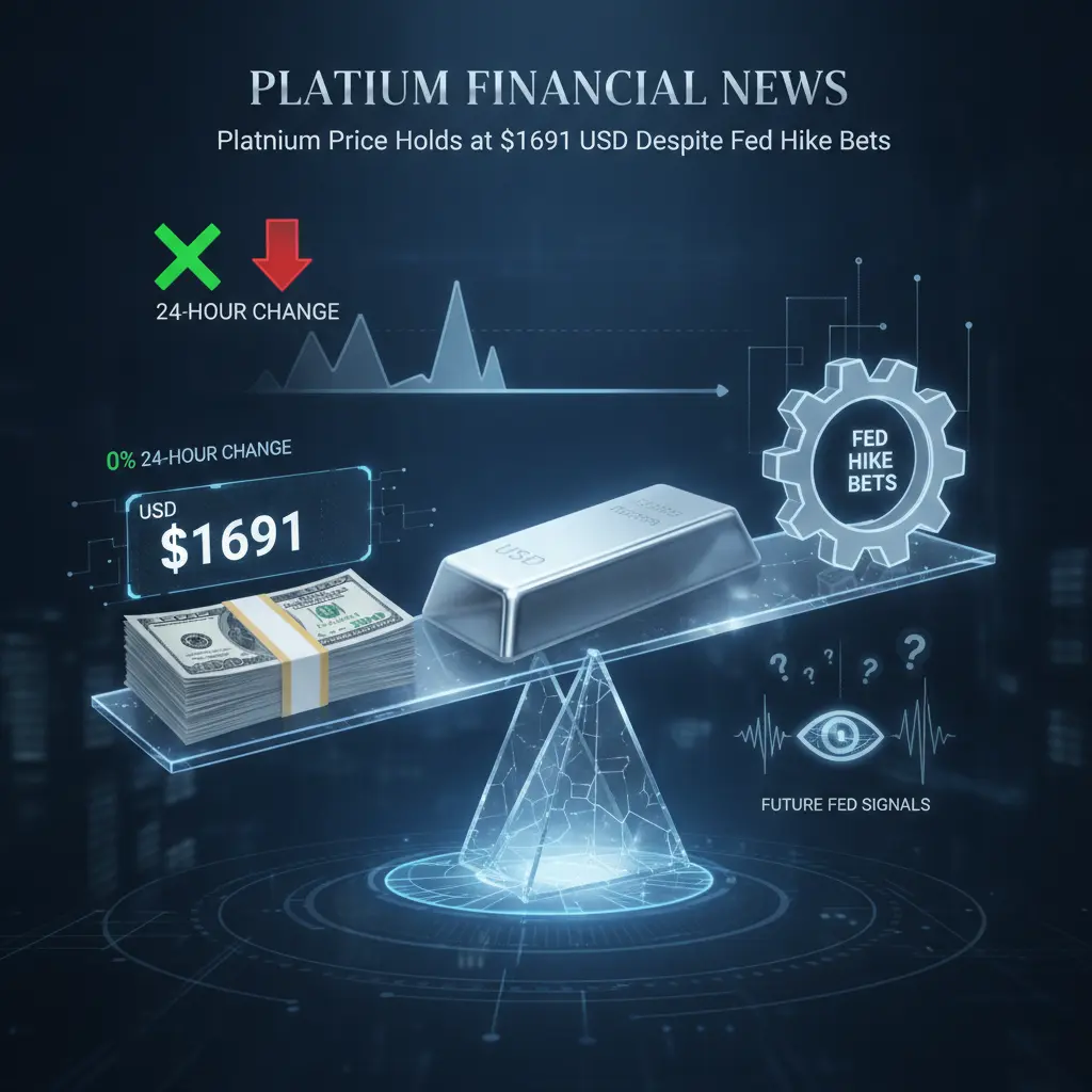 Platinum Price: Fed Hike Bets & Market Stability Below $1700
