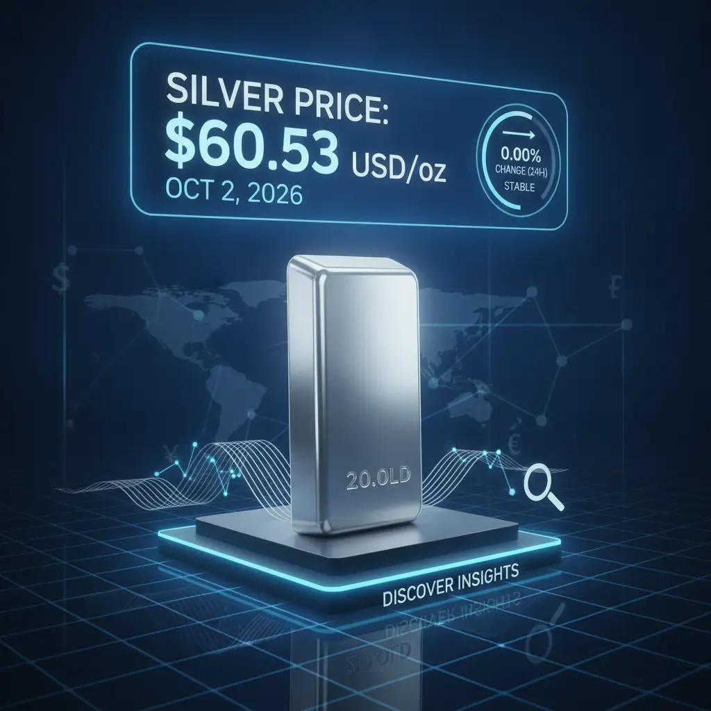 Silver Holds Steady at $60.53 on October 2, 2026