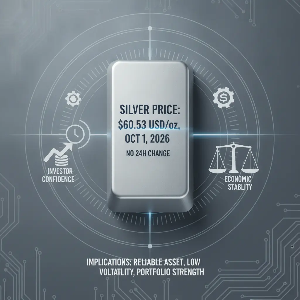 Silver Price Stability: $60.53 USD on Oct 1, 2026