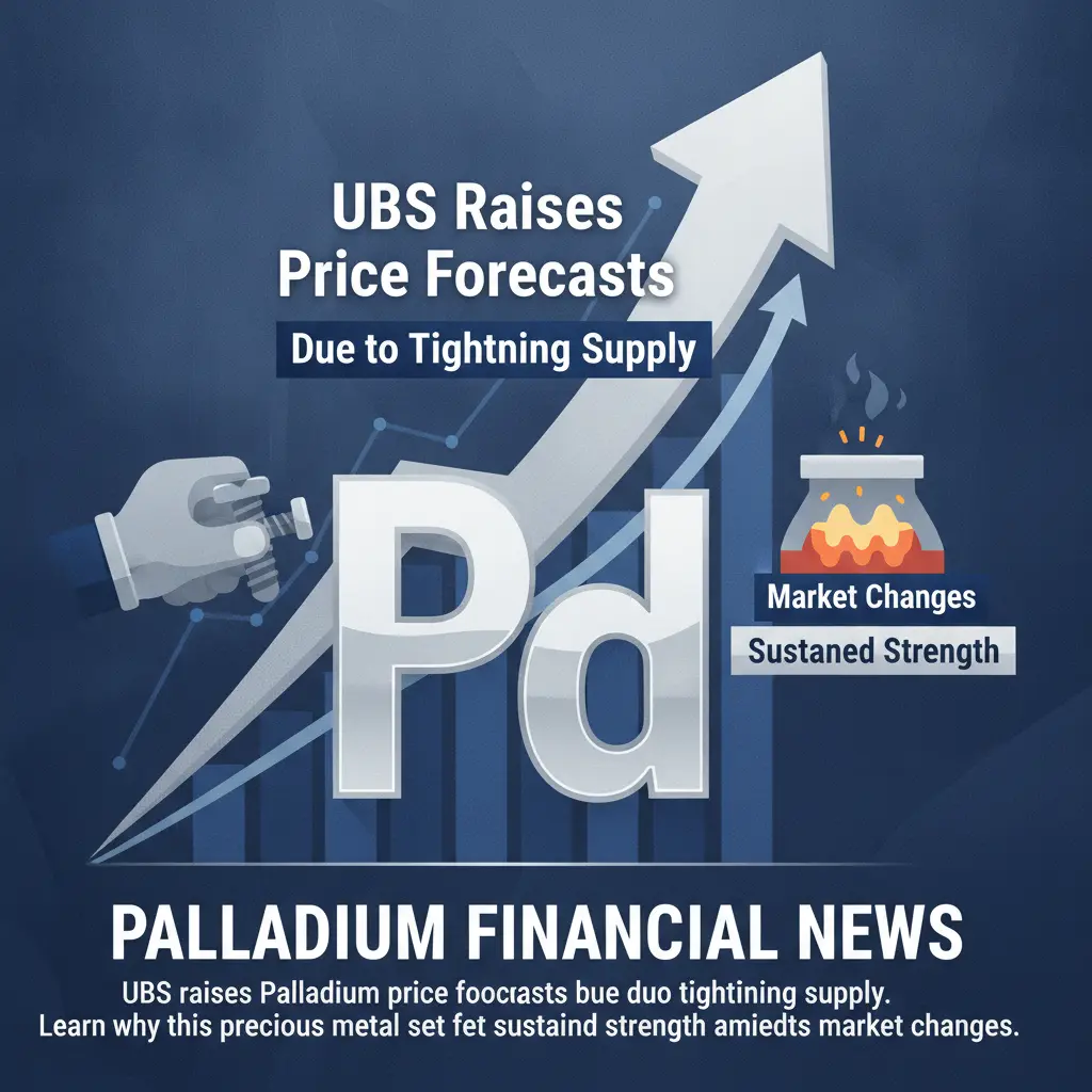 Palladium Price Outlook Strengthens as UBS Cites Supply Constraints