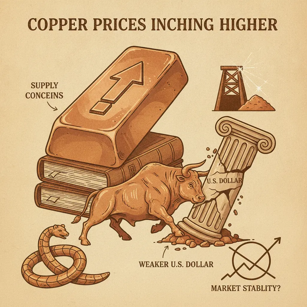Copper Gains Traction on Softer Dollar, Tight Supply