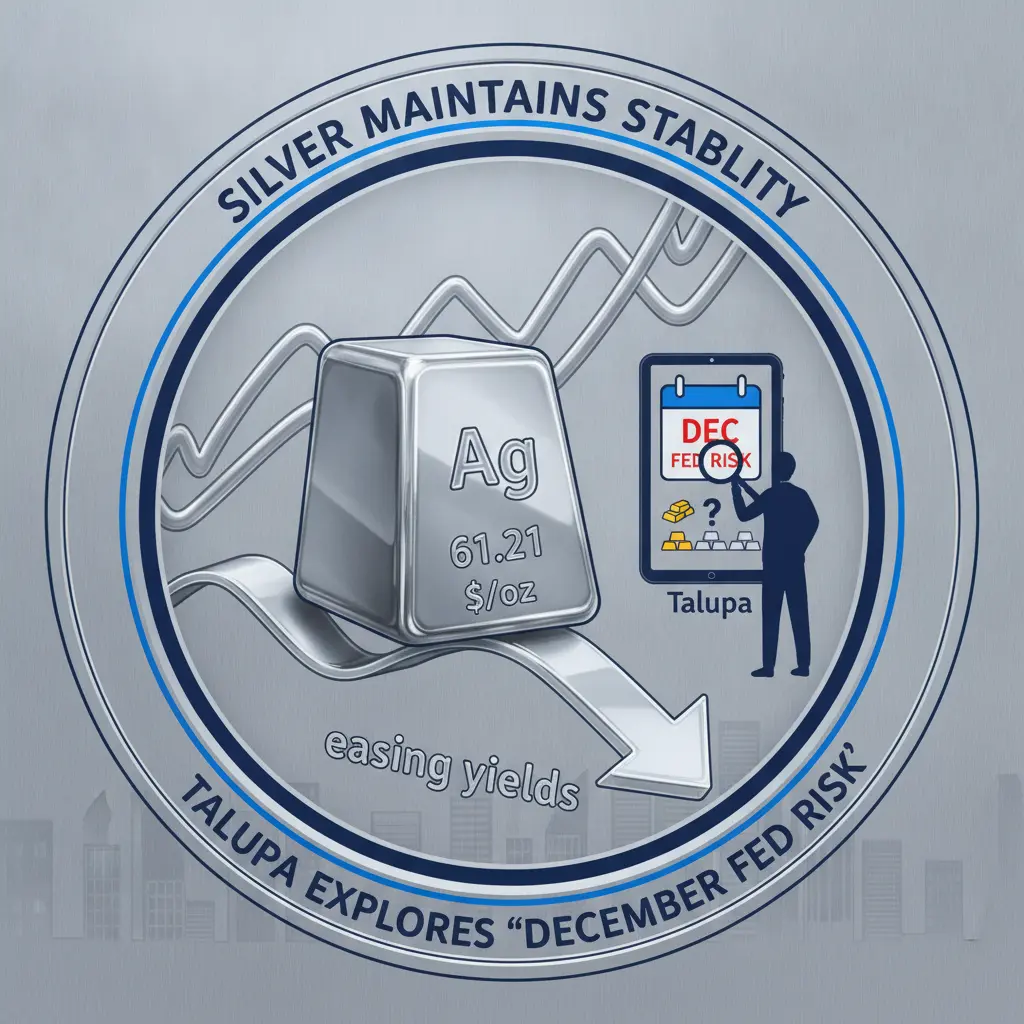 Silver Prices Steady as Yields Ease, December Fed Risk in Focus