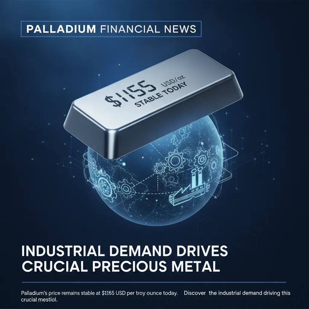 Palladium Price Holds Steady: Market Stability Continues